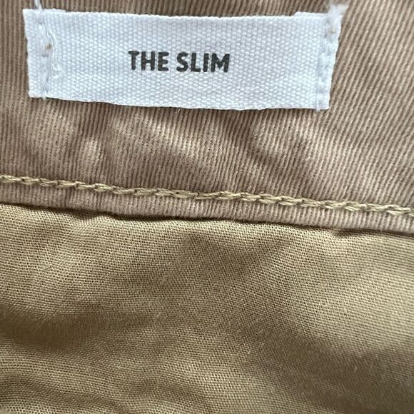 Loft the slim tan casual pants size 8 stretch Business office work wear preppy - Picture 6 of 7